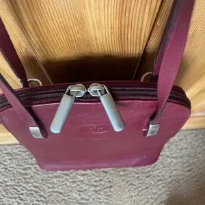 DR Del Rio burgundy leather backpack purse Del Rio | Bags | Dr Del Rio Burgundy Leather Backpack Purse  main image 4